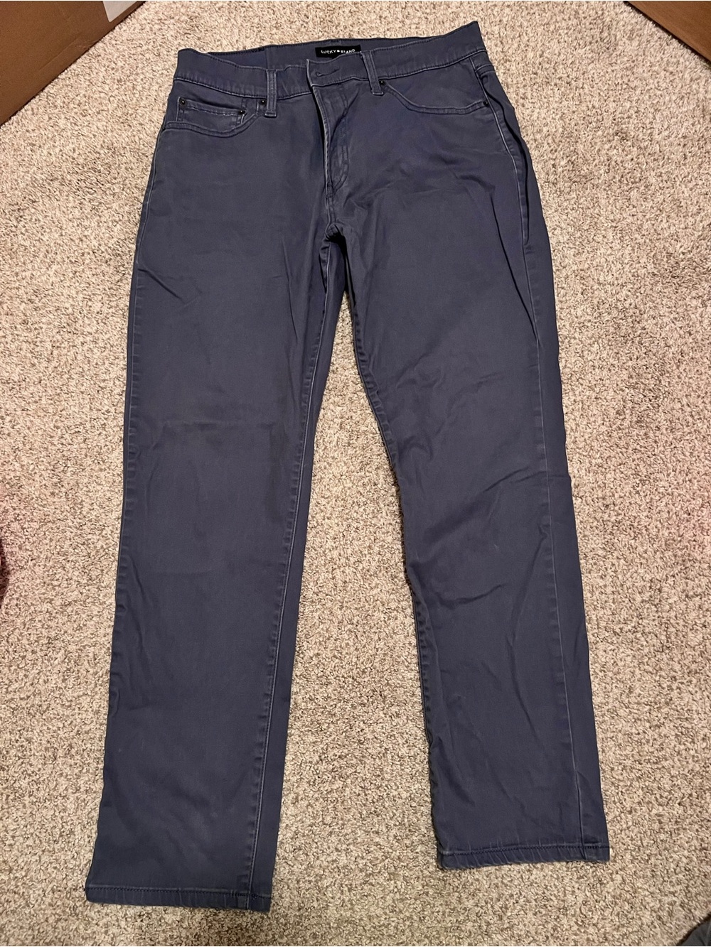 Lucky Brand Men's Dark Navy Straight Jeans